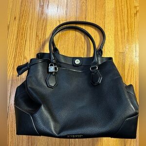 Nine West Black Purse | Leather or Faux Leather | Classic Everyday Bag